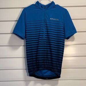 Men's Blue Cycling Jersey